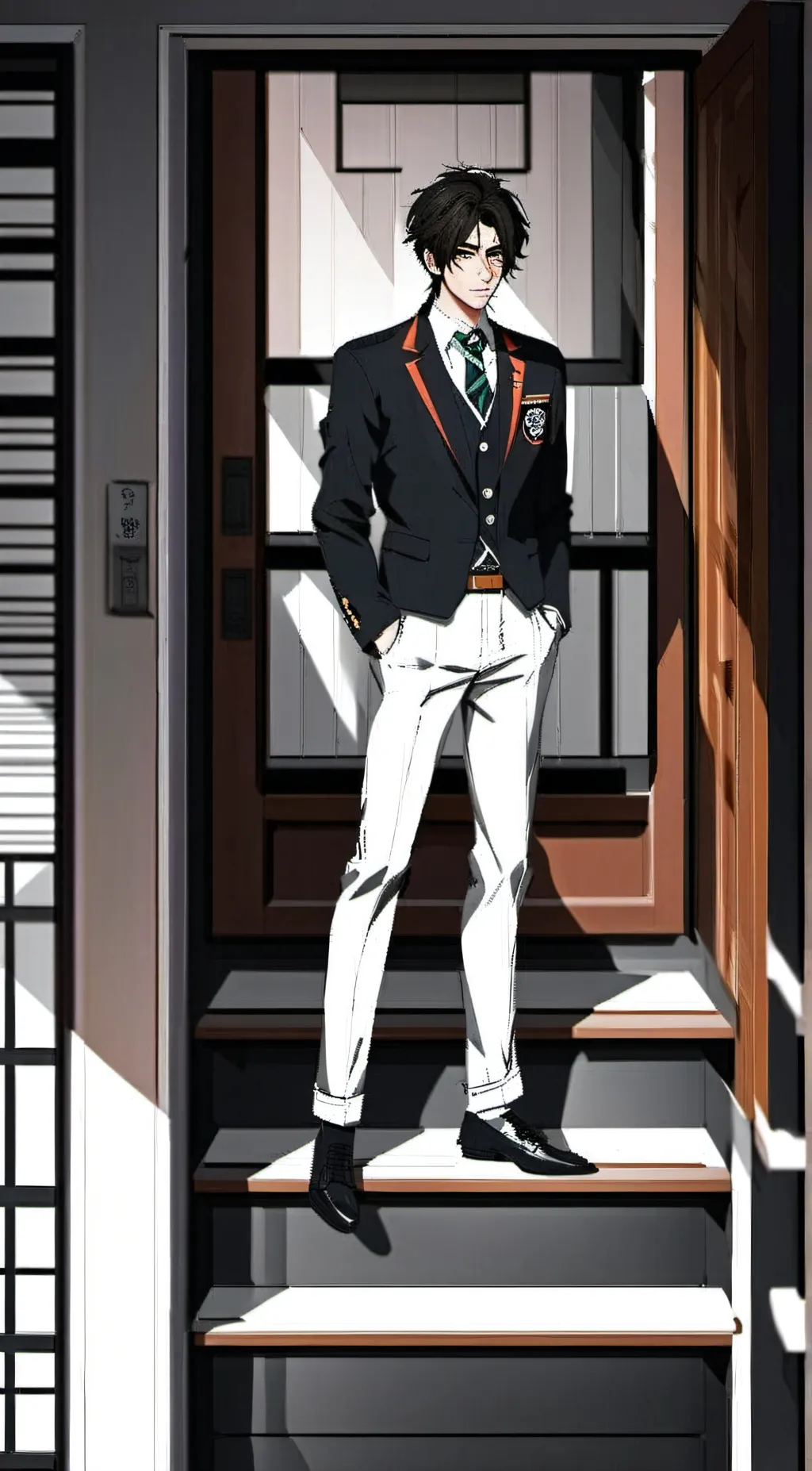 ai character: Aeron  background