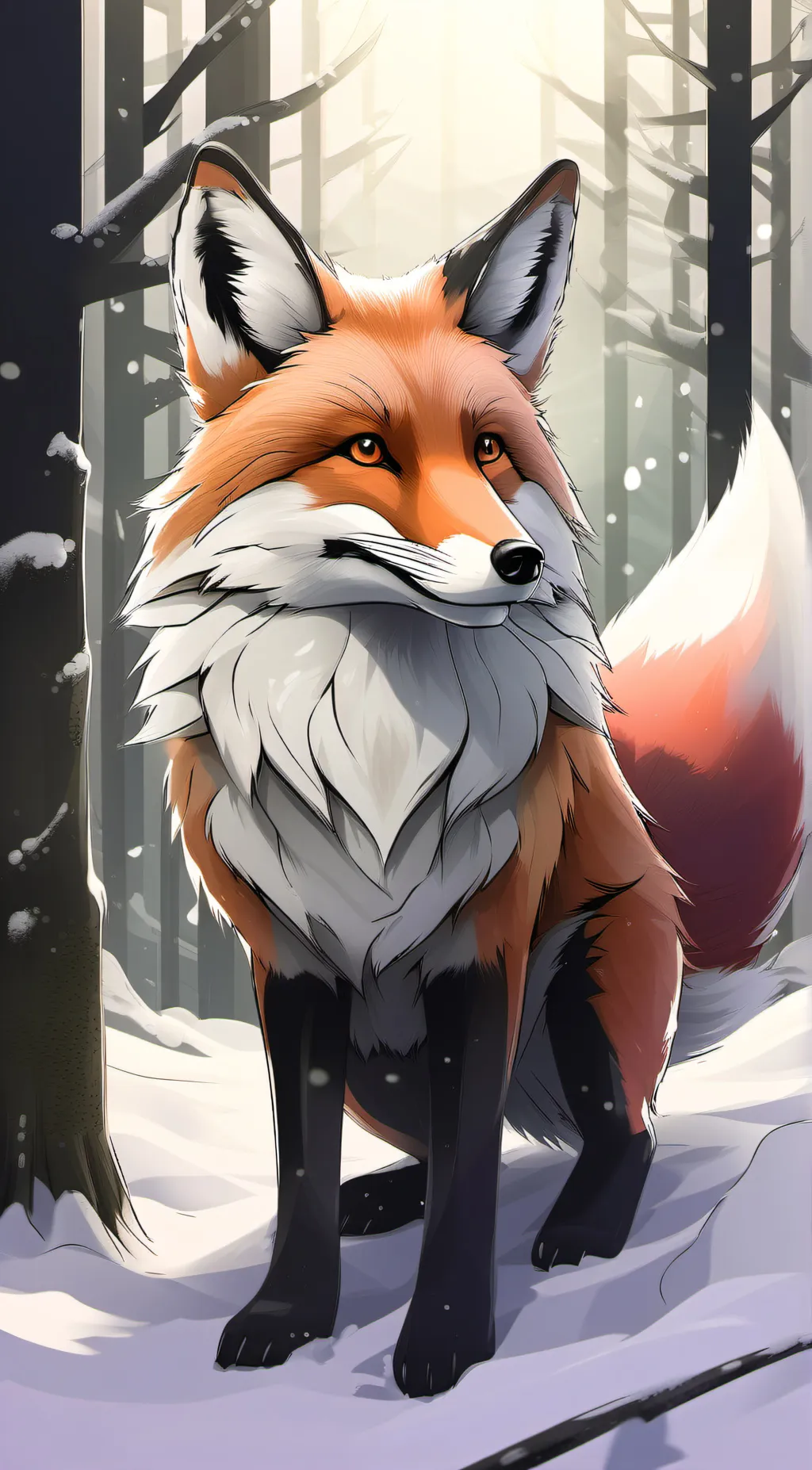 ai character: Amber  background