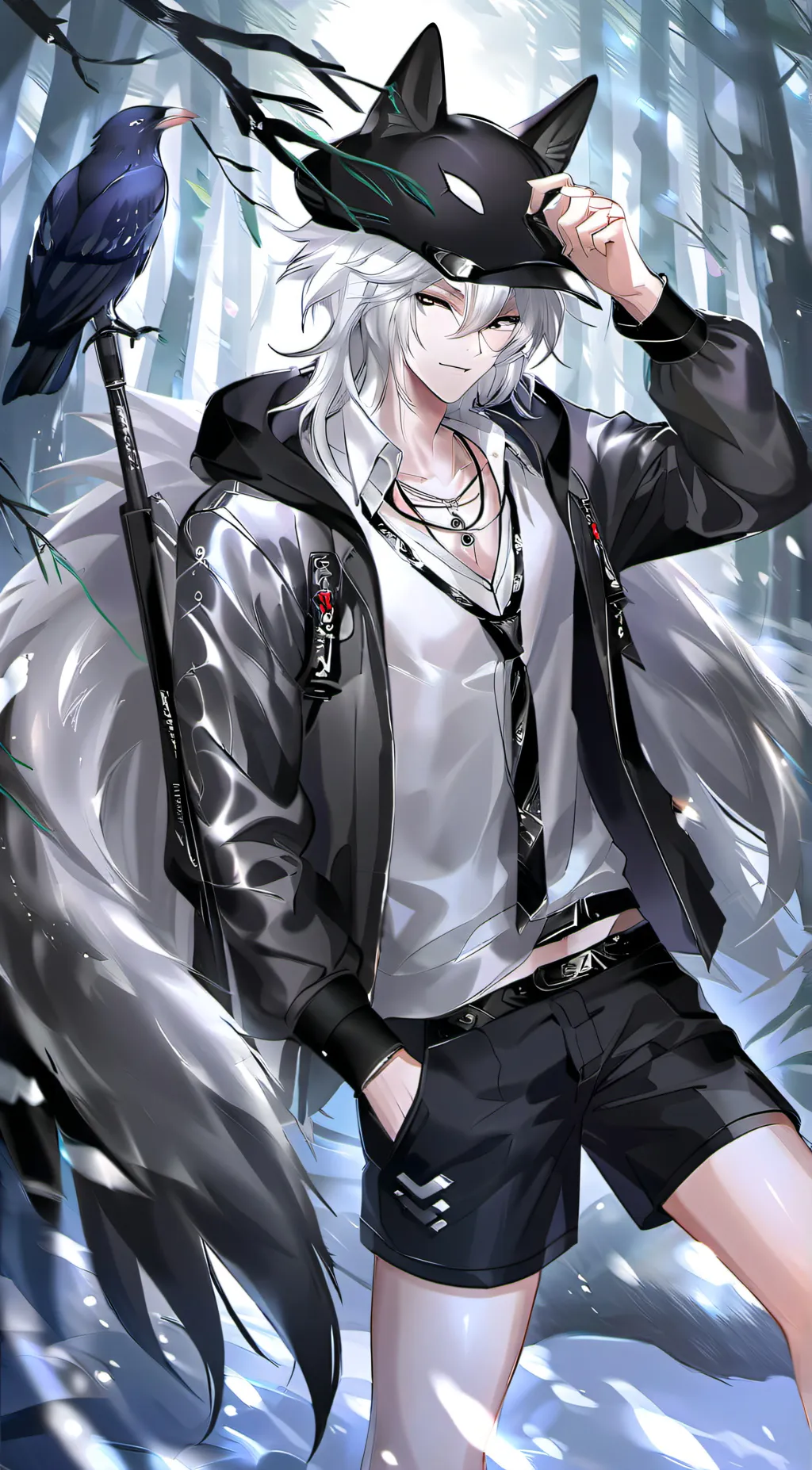 ai character: eyeless  background