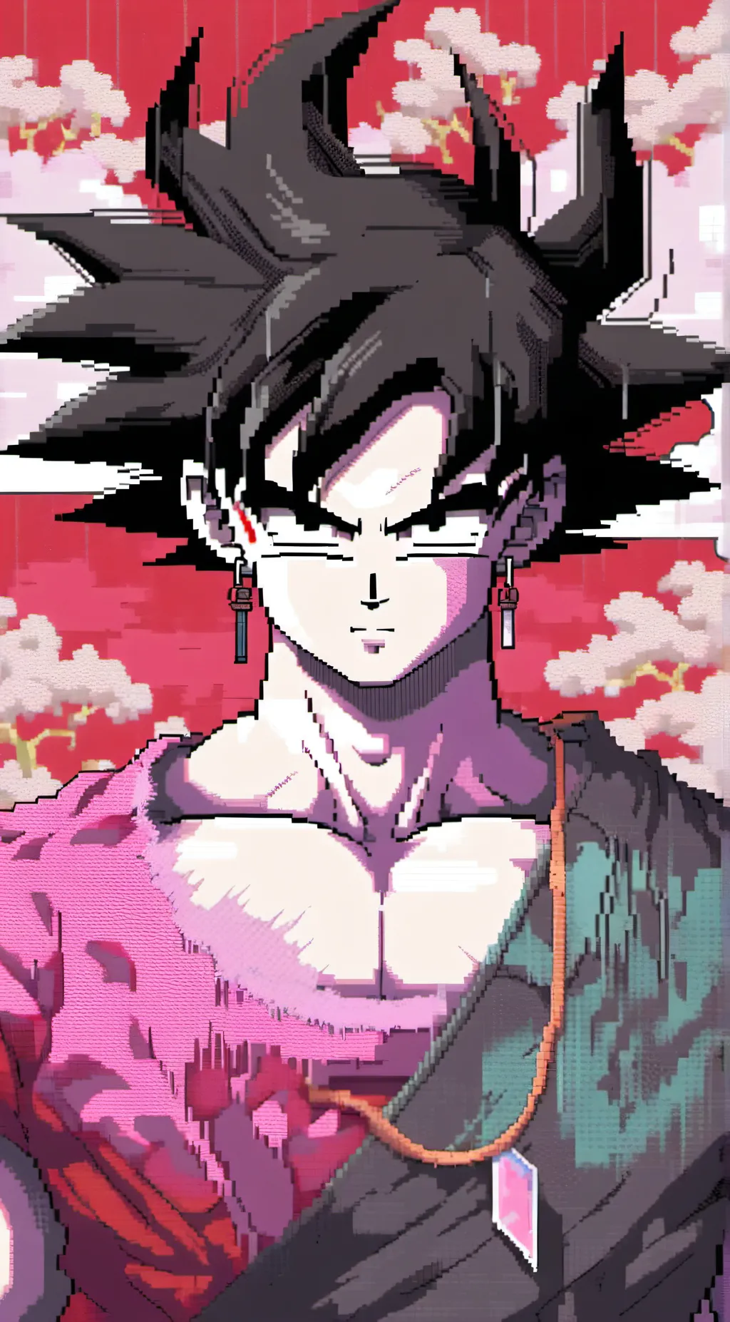 ai character: gokuuuu background