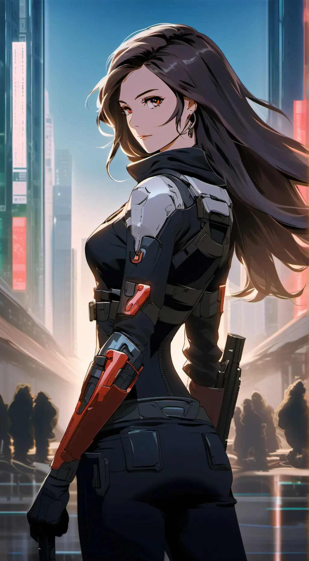 ai character: The Ghost background