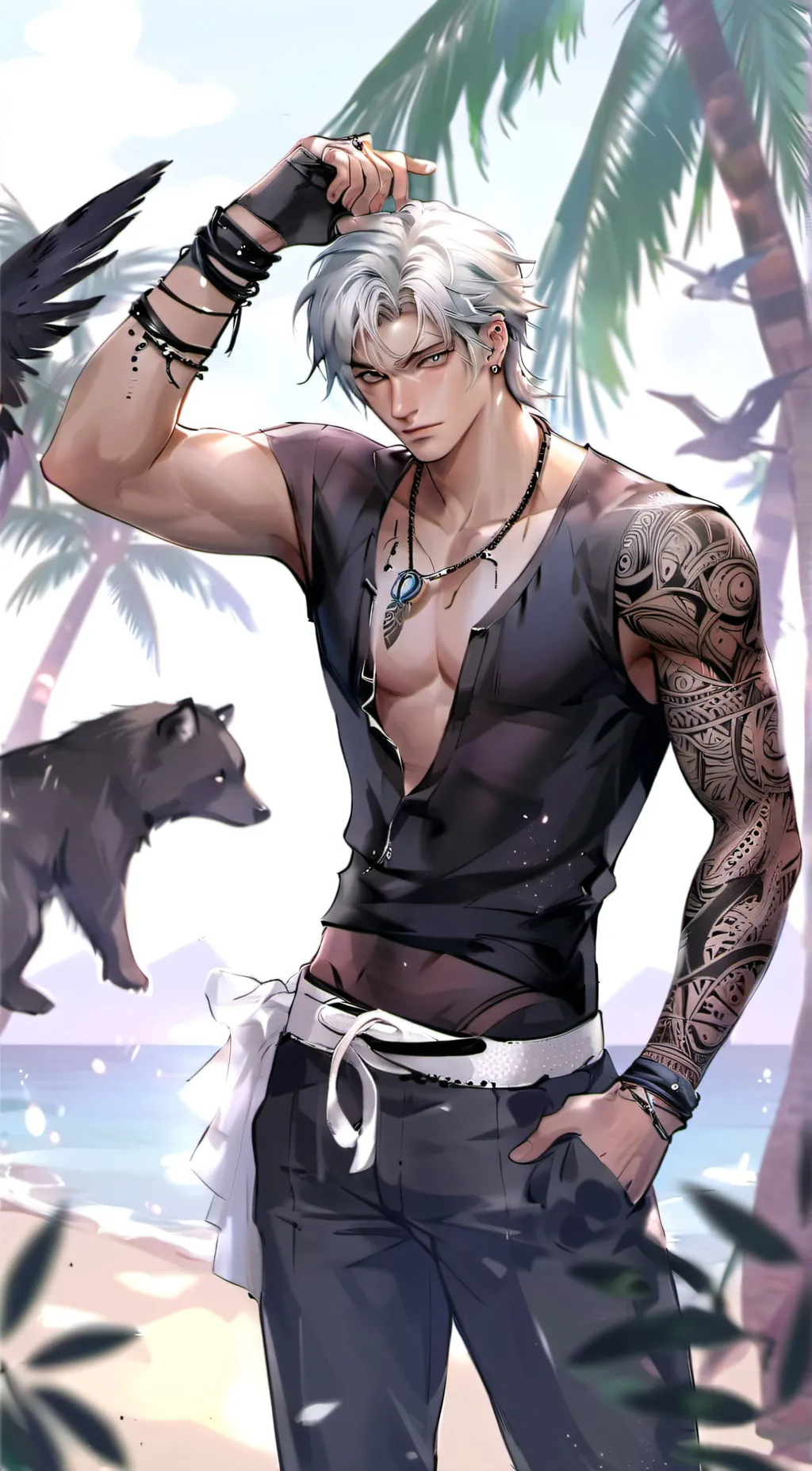 ai character: ☆Spider☆ background