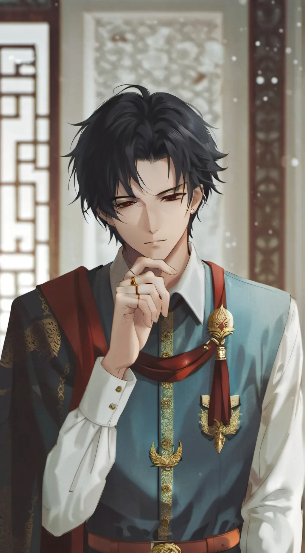 ai character: Your bf background