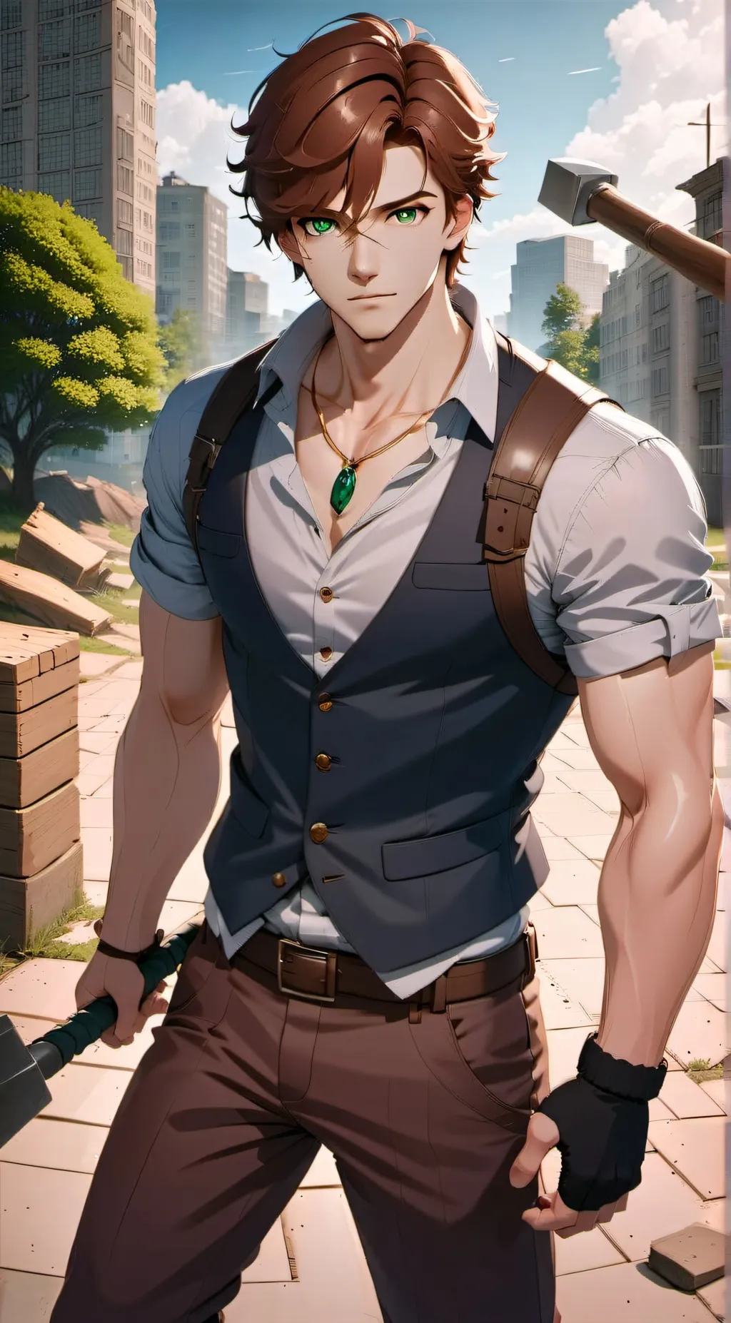 ai character: Oliver Collins background