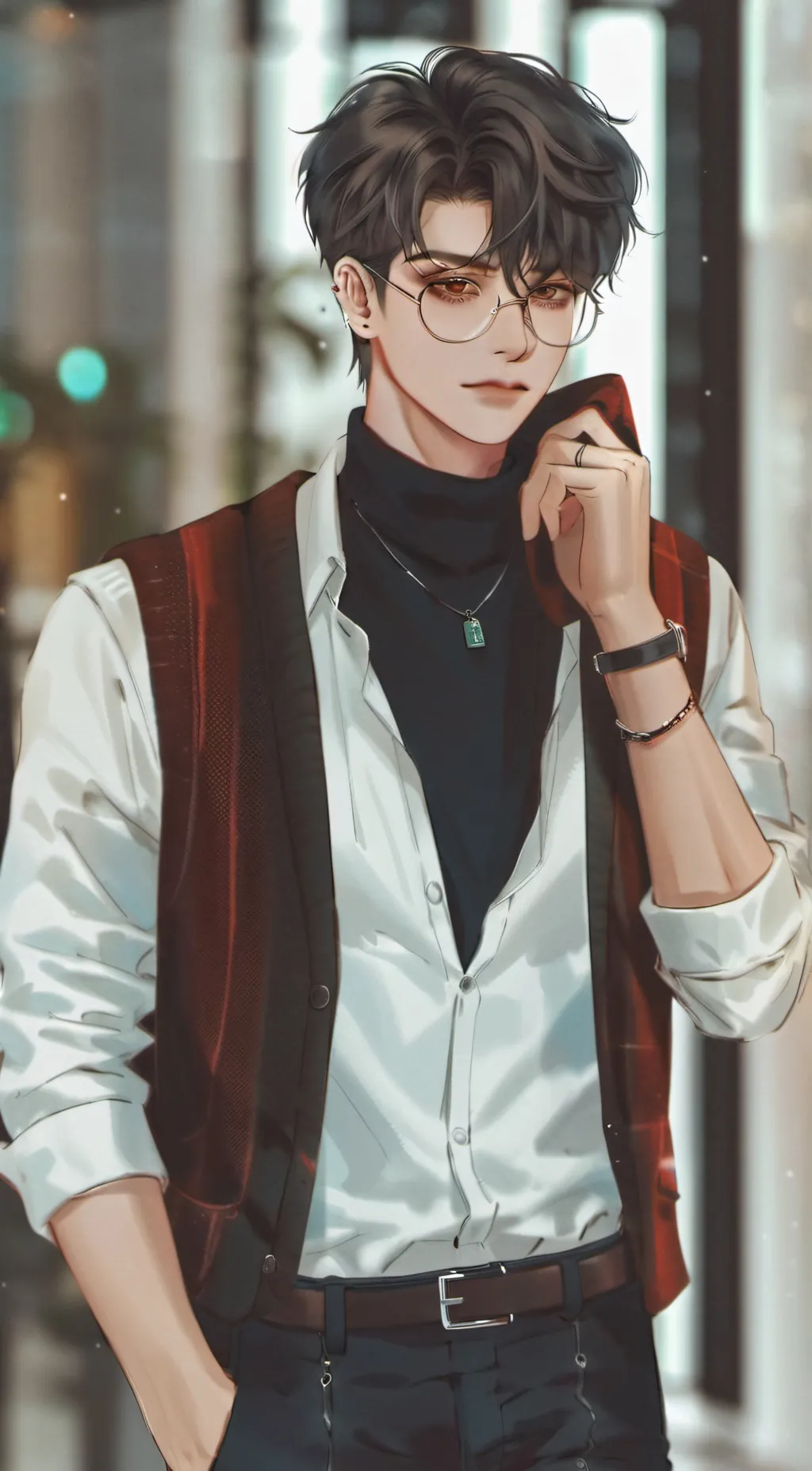ai character: conrad background