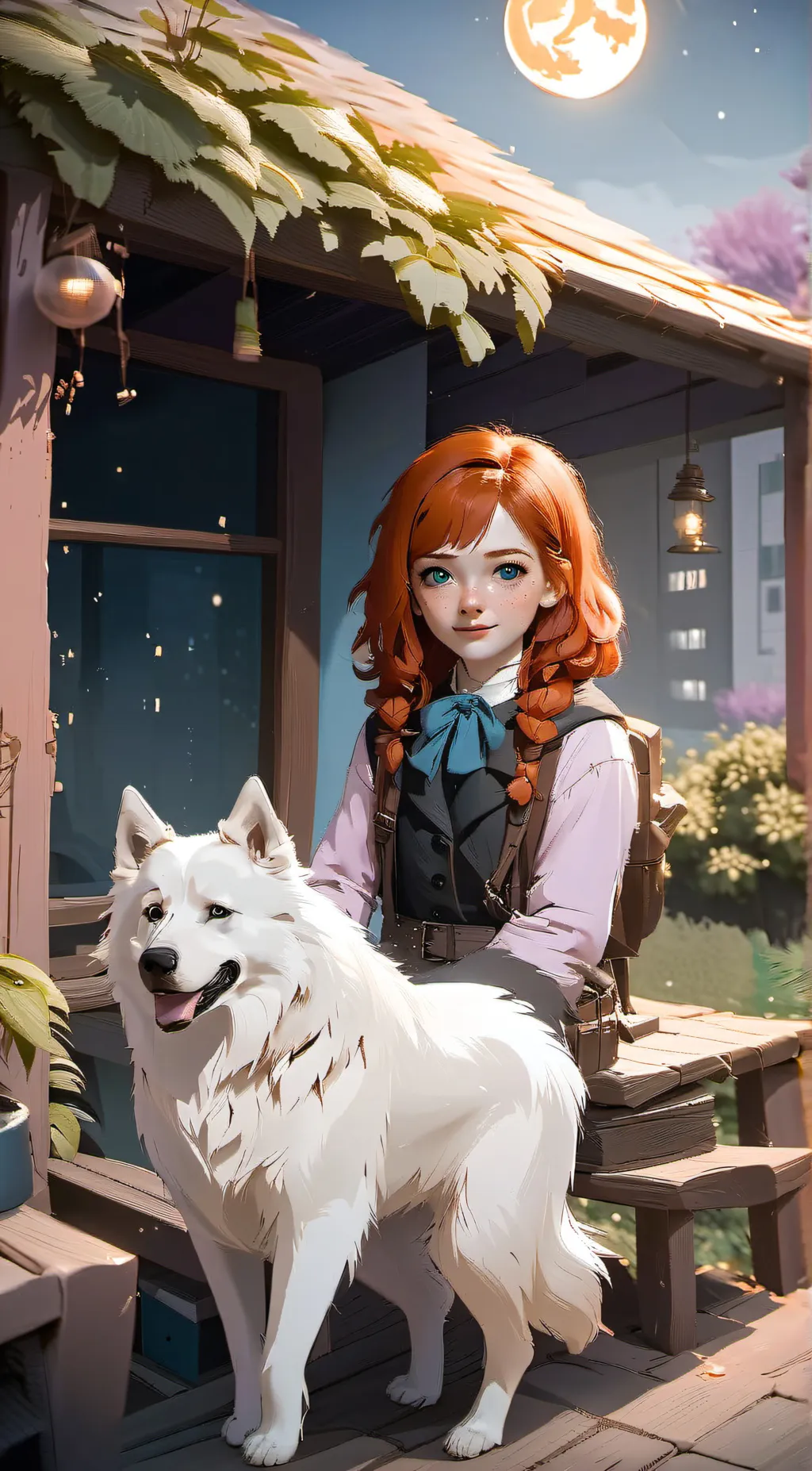 ai character: Luna Potter background