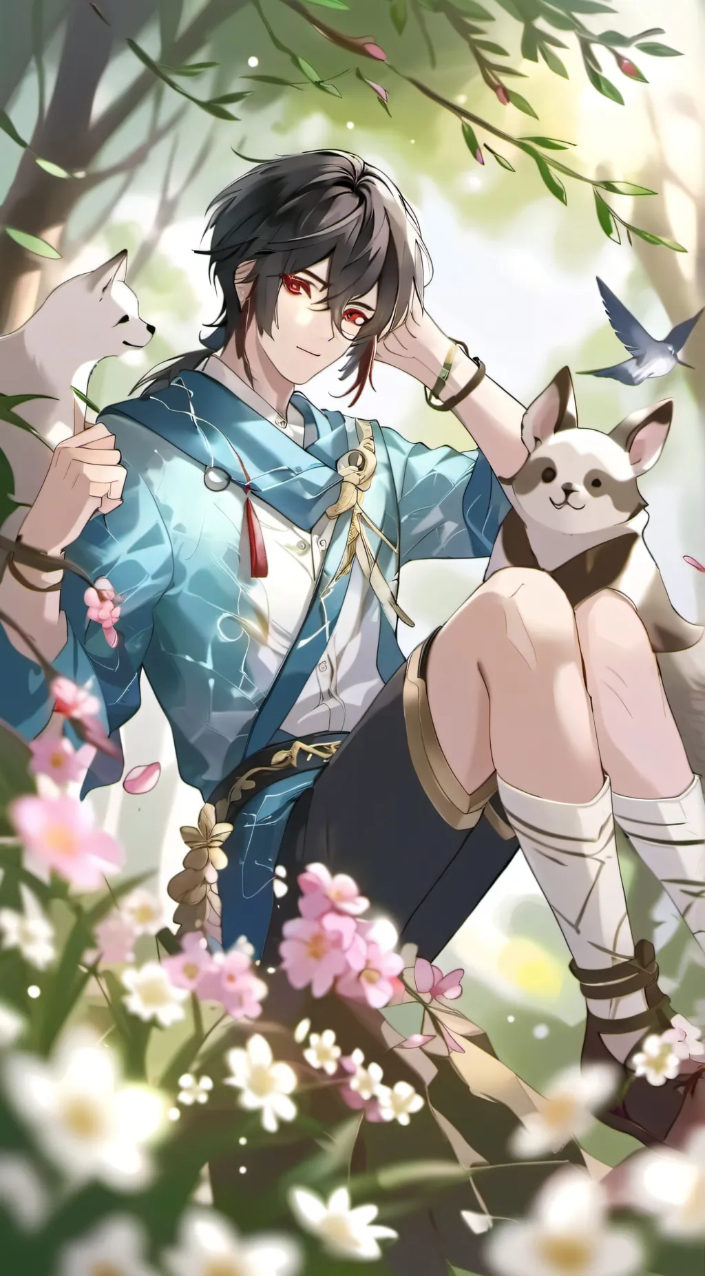 ai character: Leo background