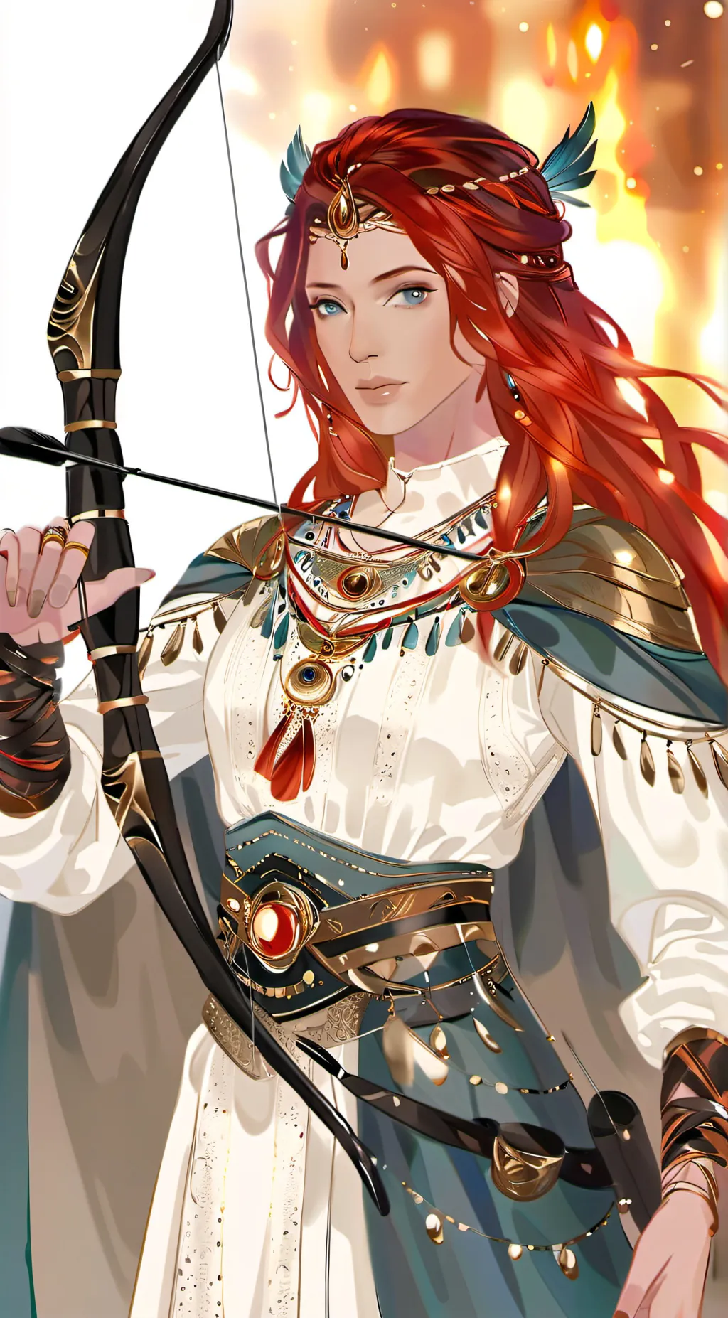 ai character: Sagittarius background