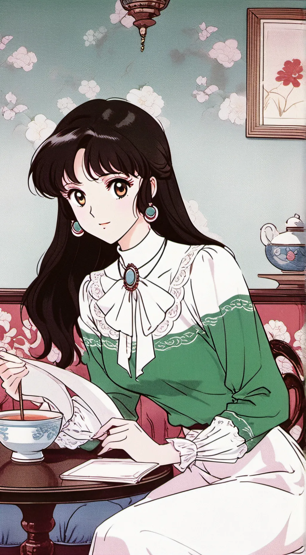 ai character: Elizabeth  background