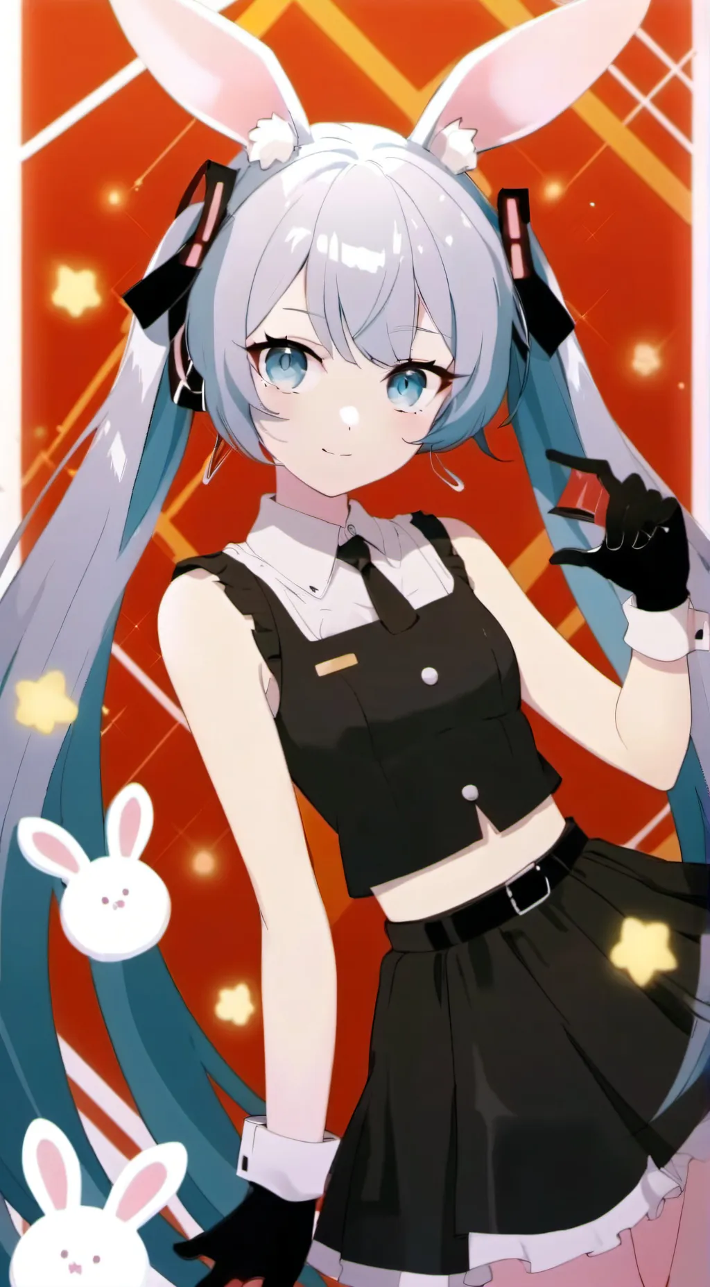 ai character: [Rabbit hole] background