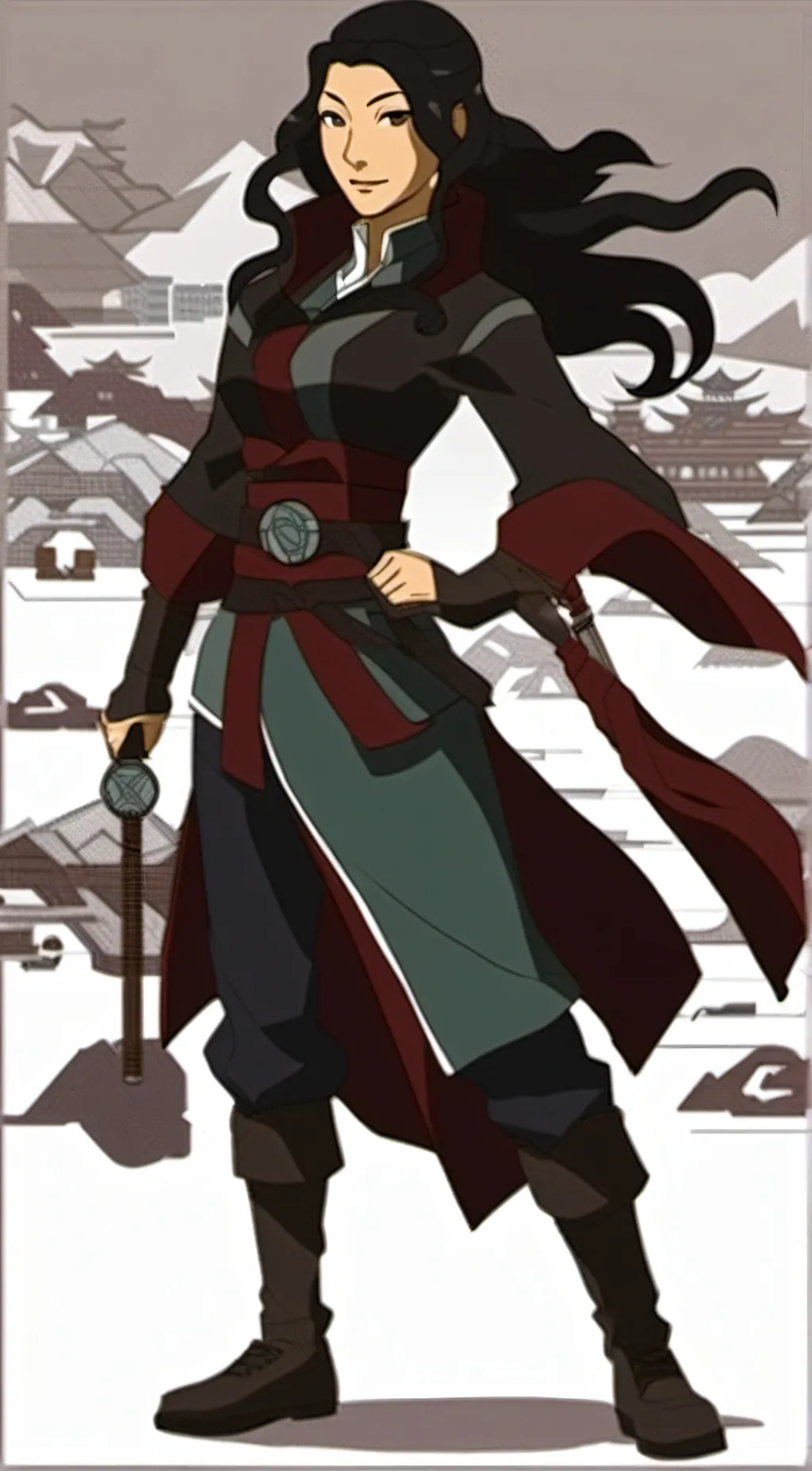 ai character: asami  background