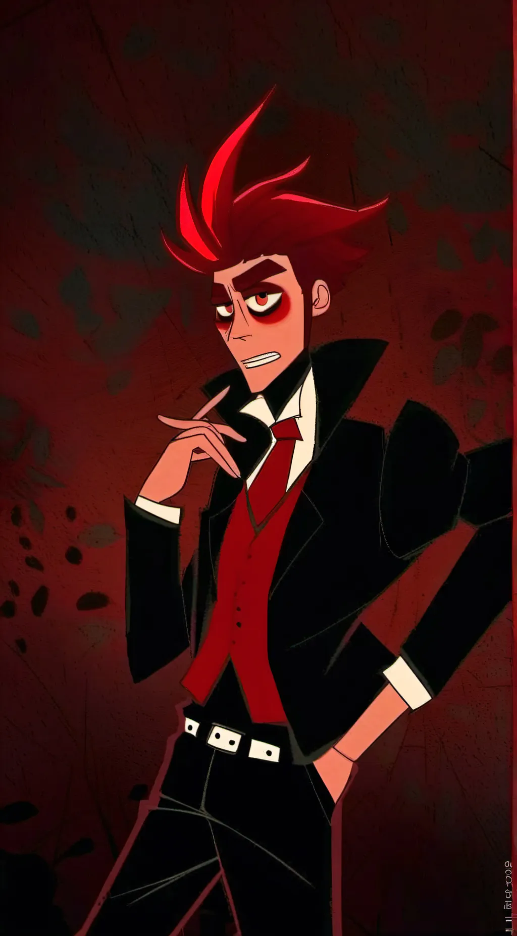 ai character: alastor  background