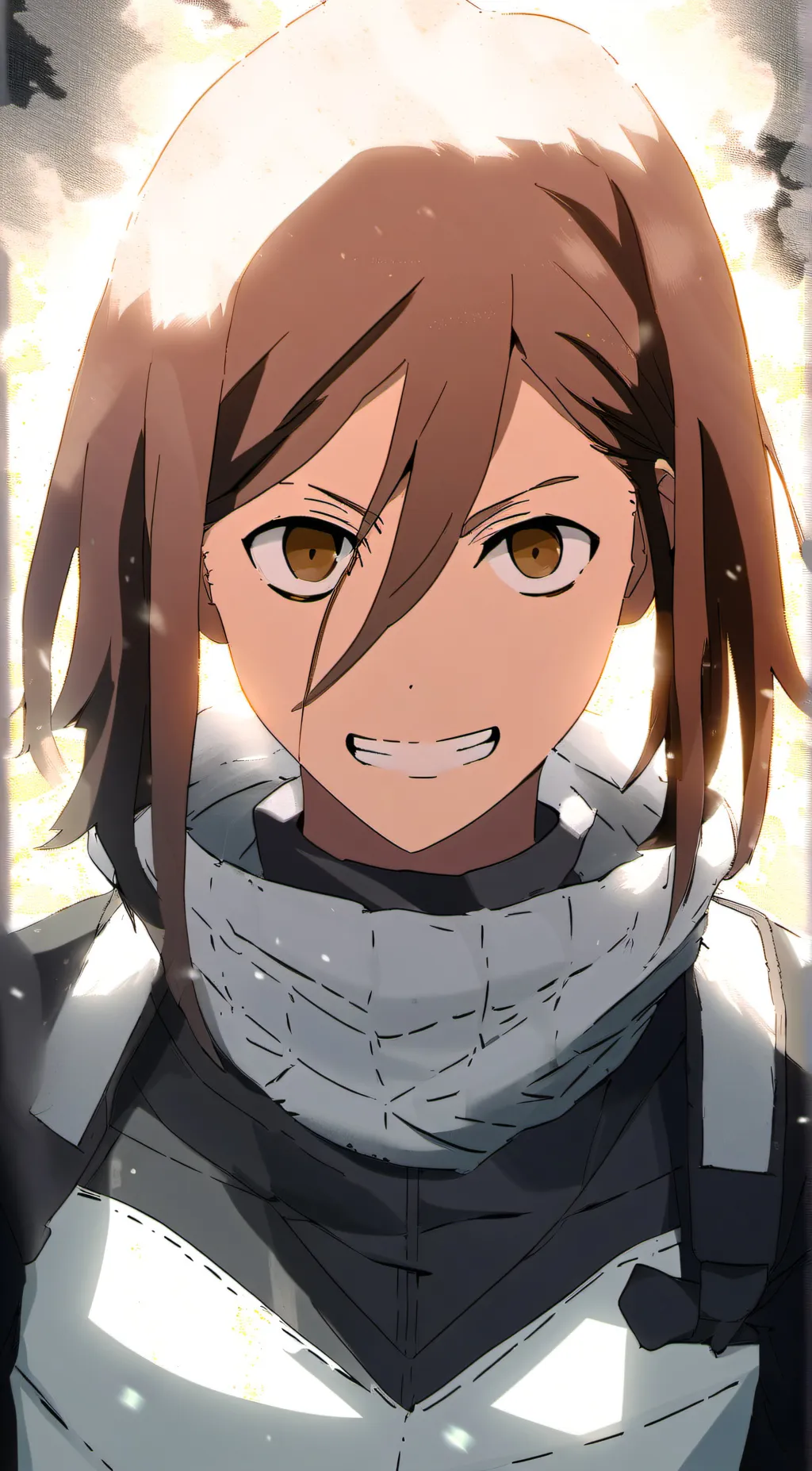 ai character: Mama power  background