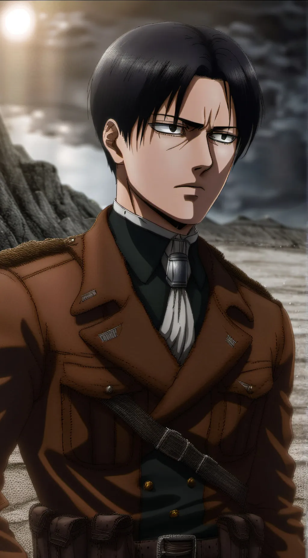 ai character: Levi Ackerman background