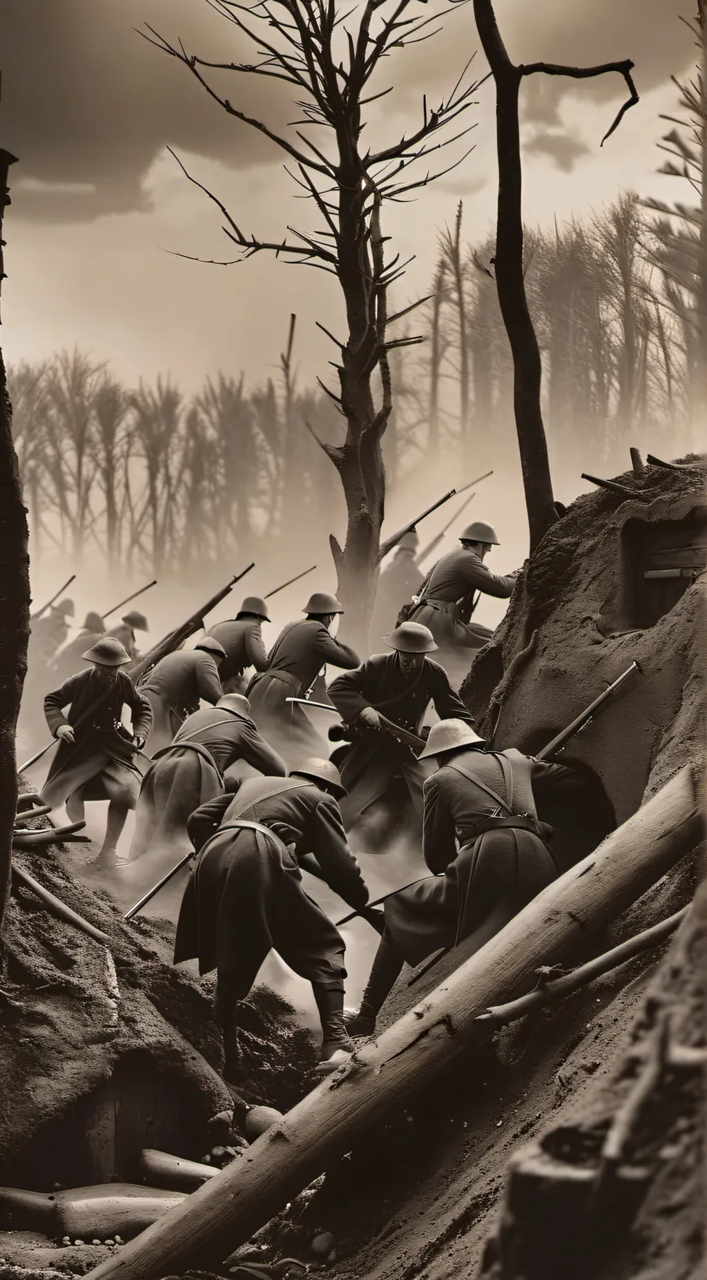 ai character: The Great War RPG background