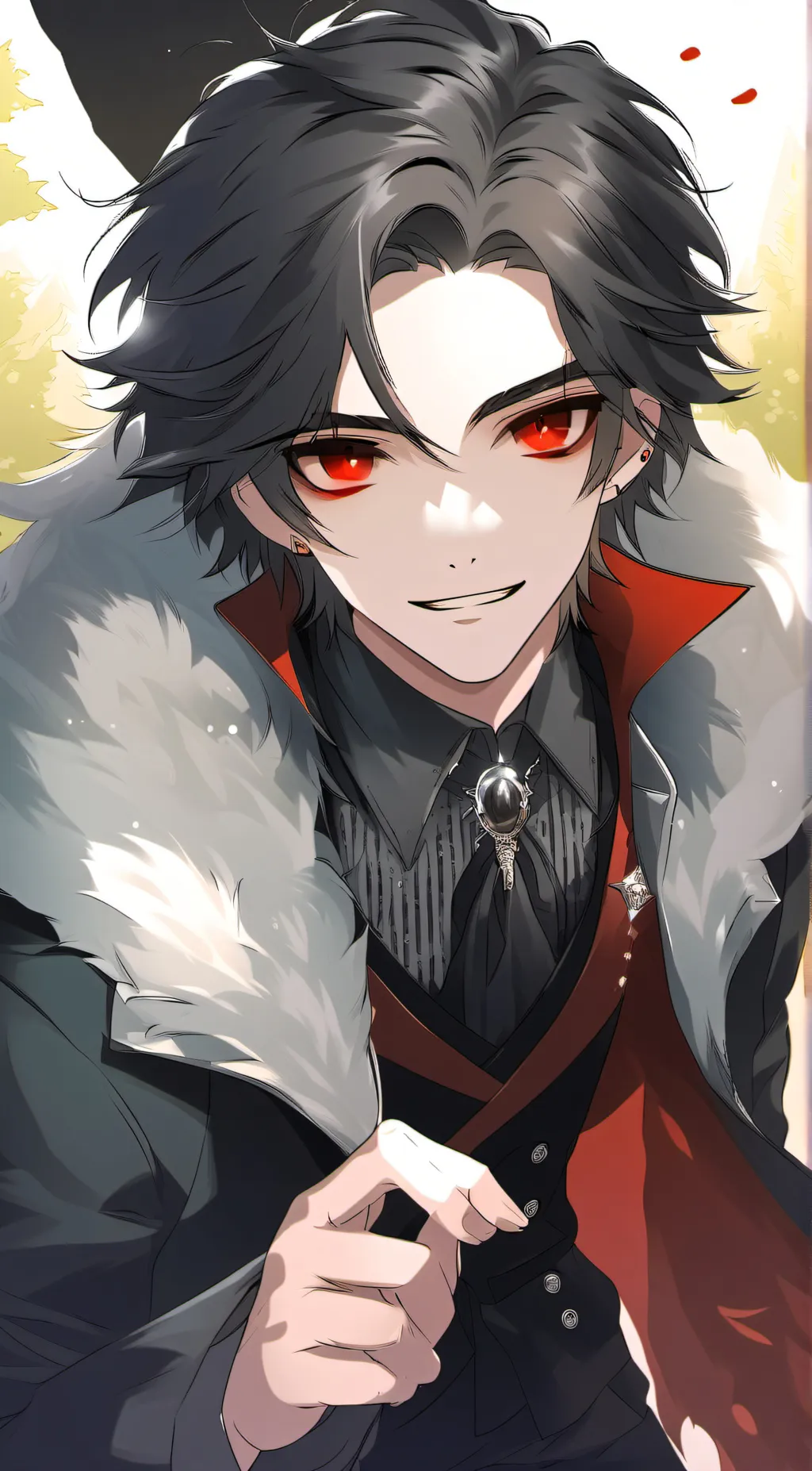ai character: mark background