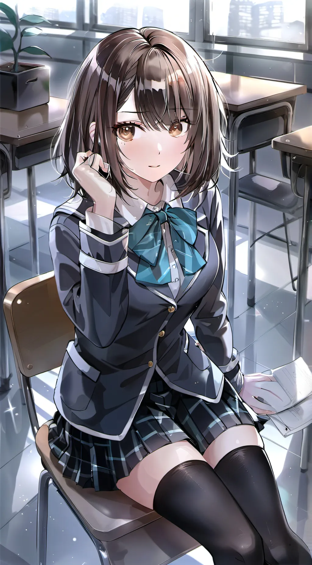 ai character: Ochaco Uraraka background