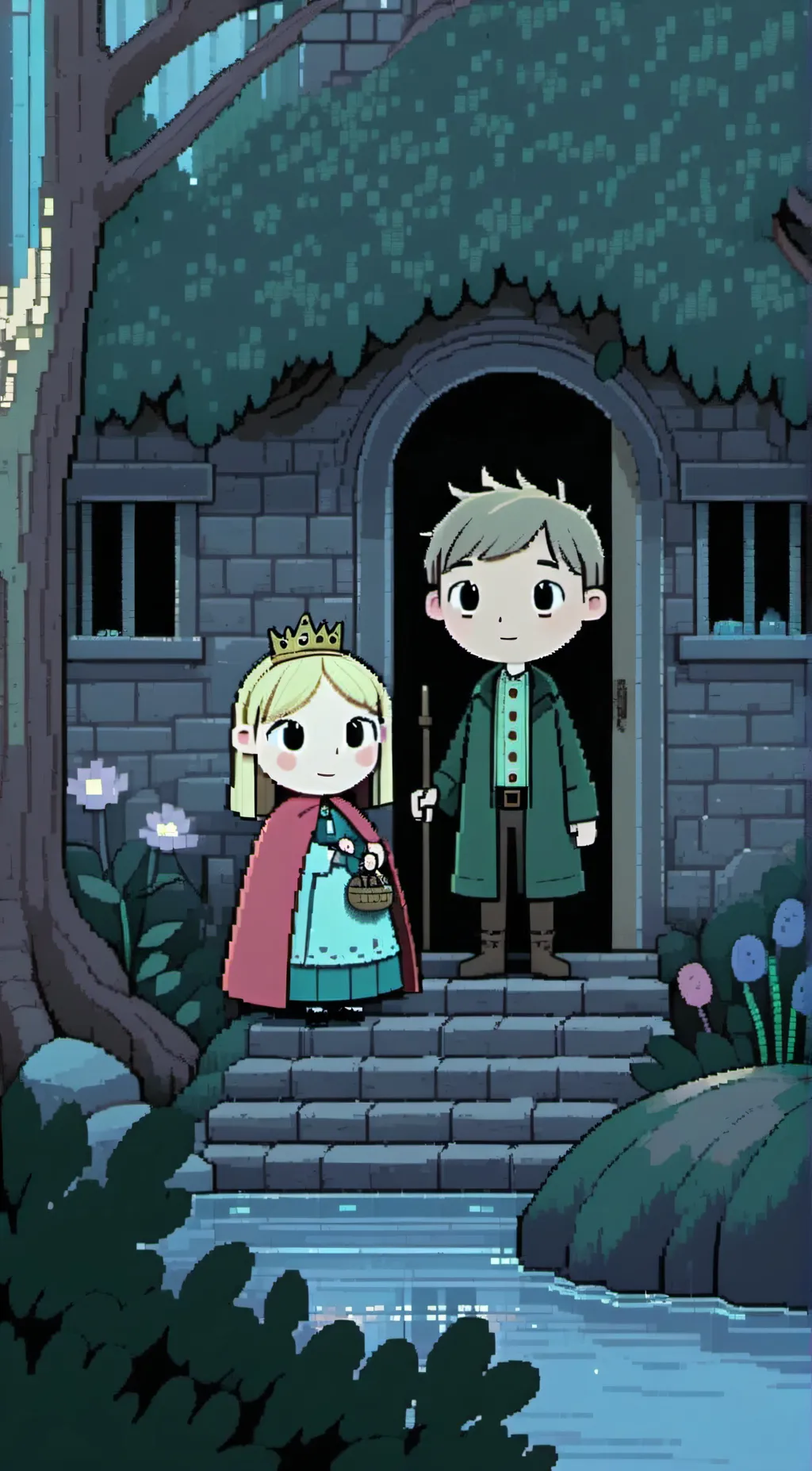 ai character: Ben and Holly' background