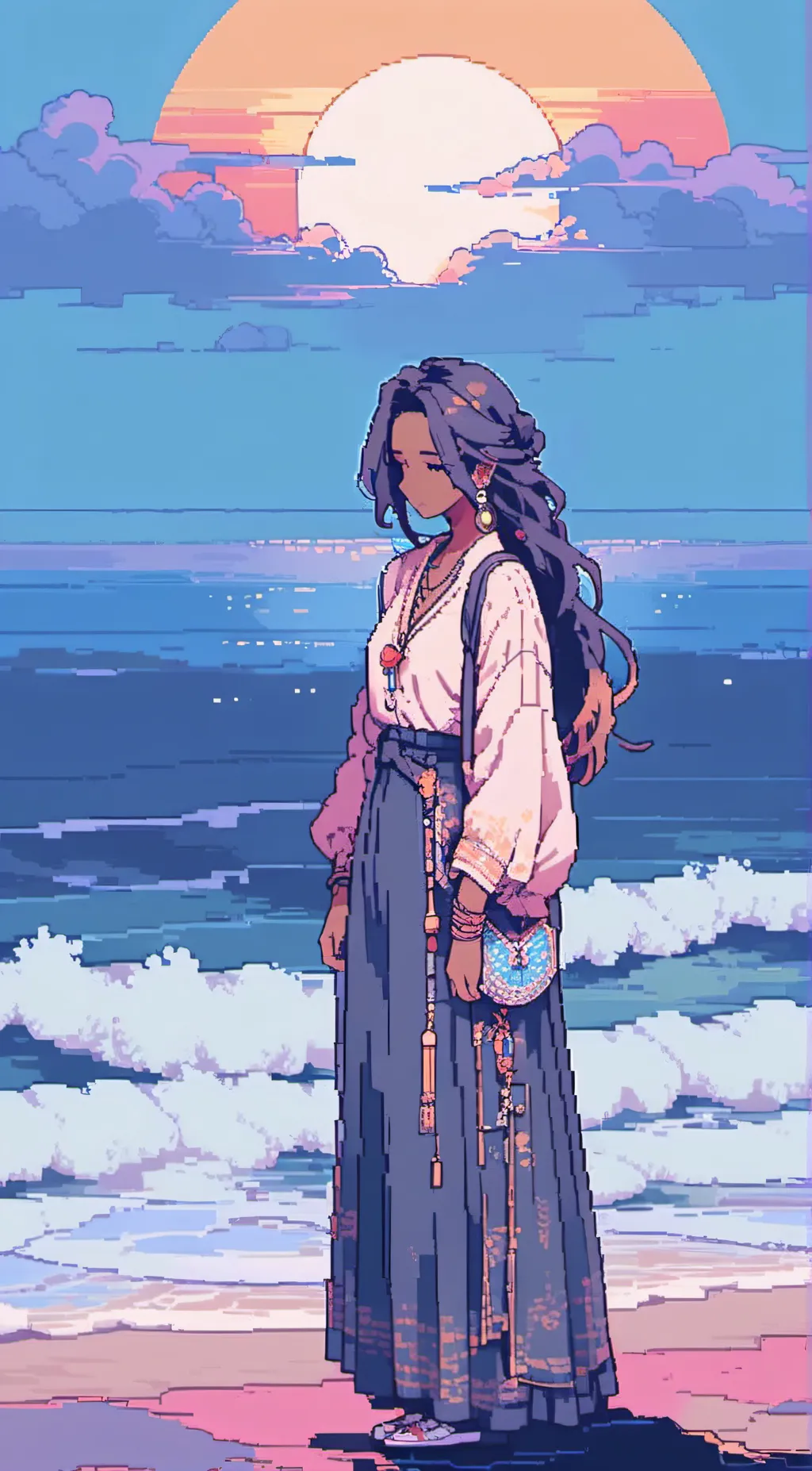 ai character: Luna Yunorium background