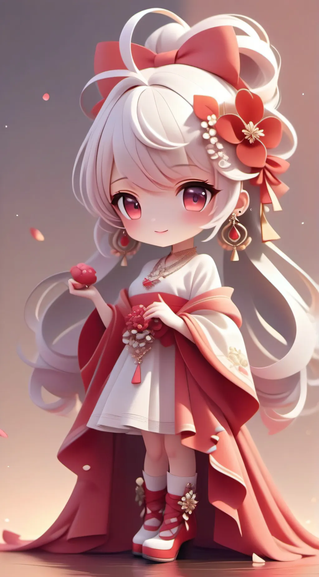 ai character: luna R.  background