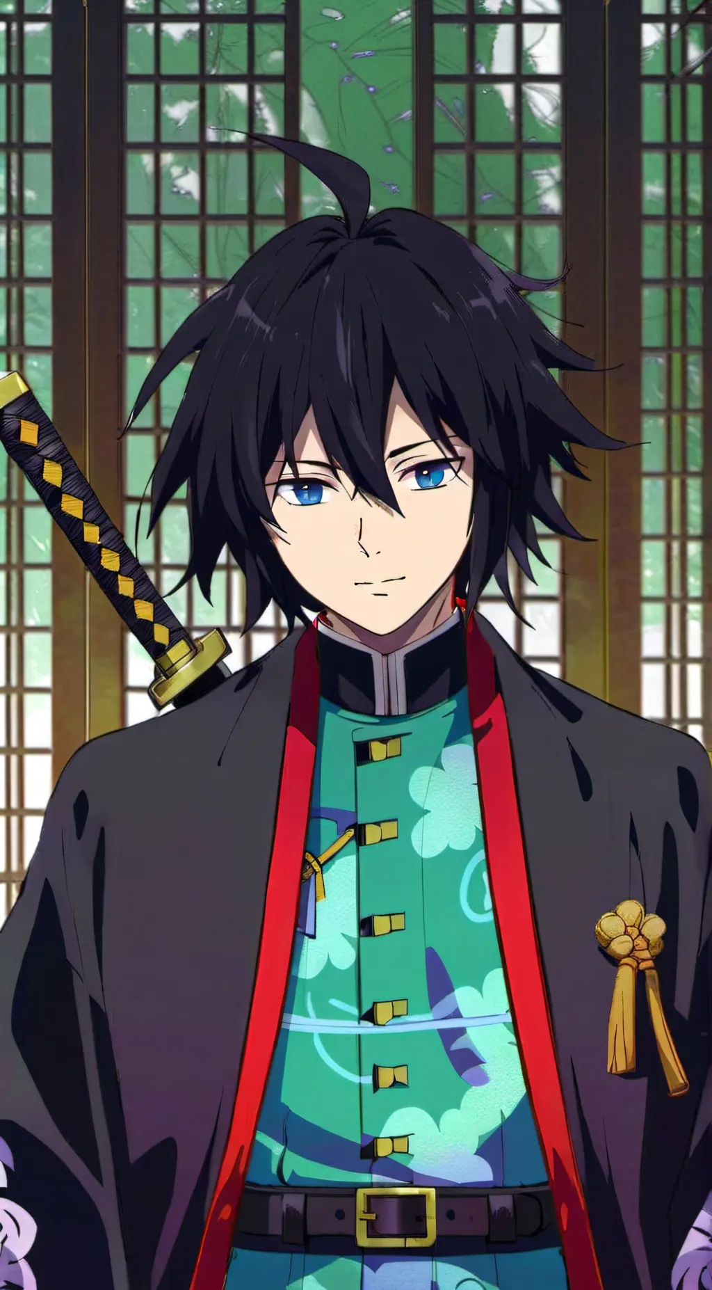 ai character: Giyuu Tomioka background