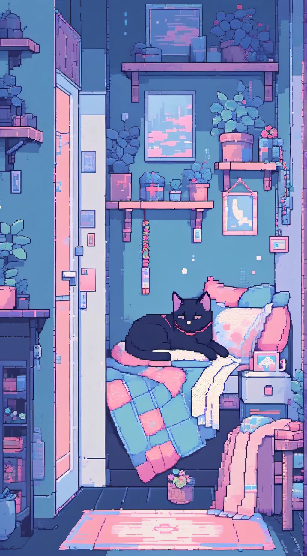 ai character: miss delight bata background