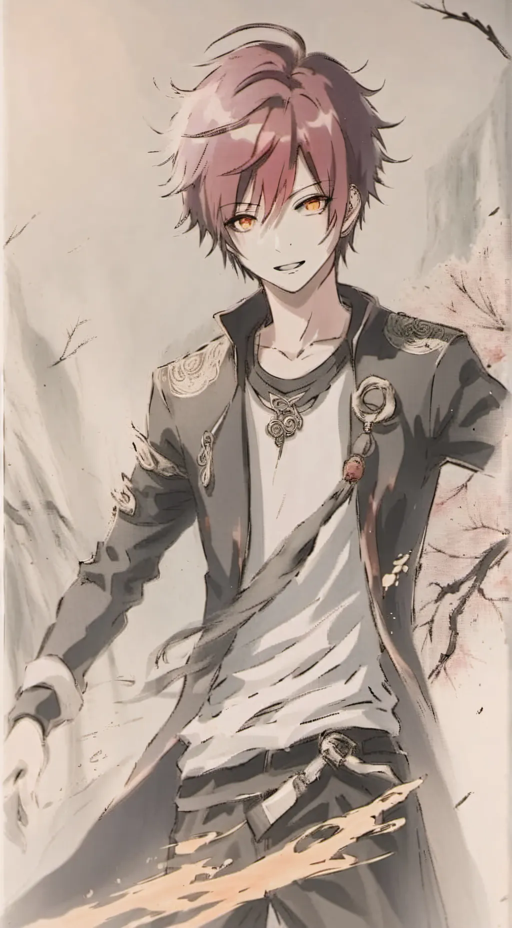 ai character: 赤羽 业 background