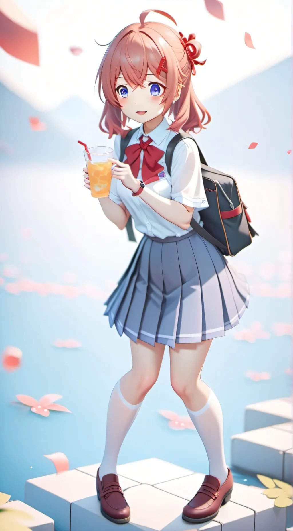 ai character: Sayori background