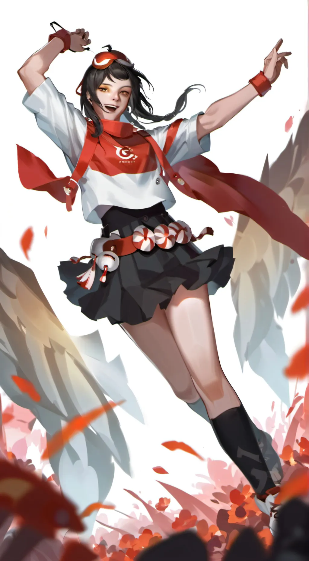ai character: leafy swears background