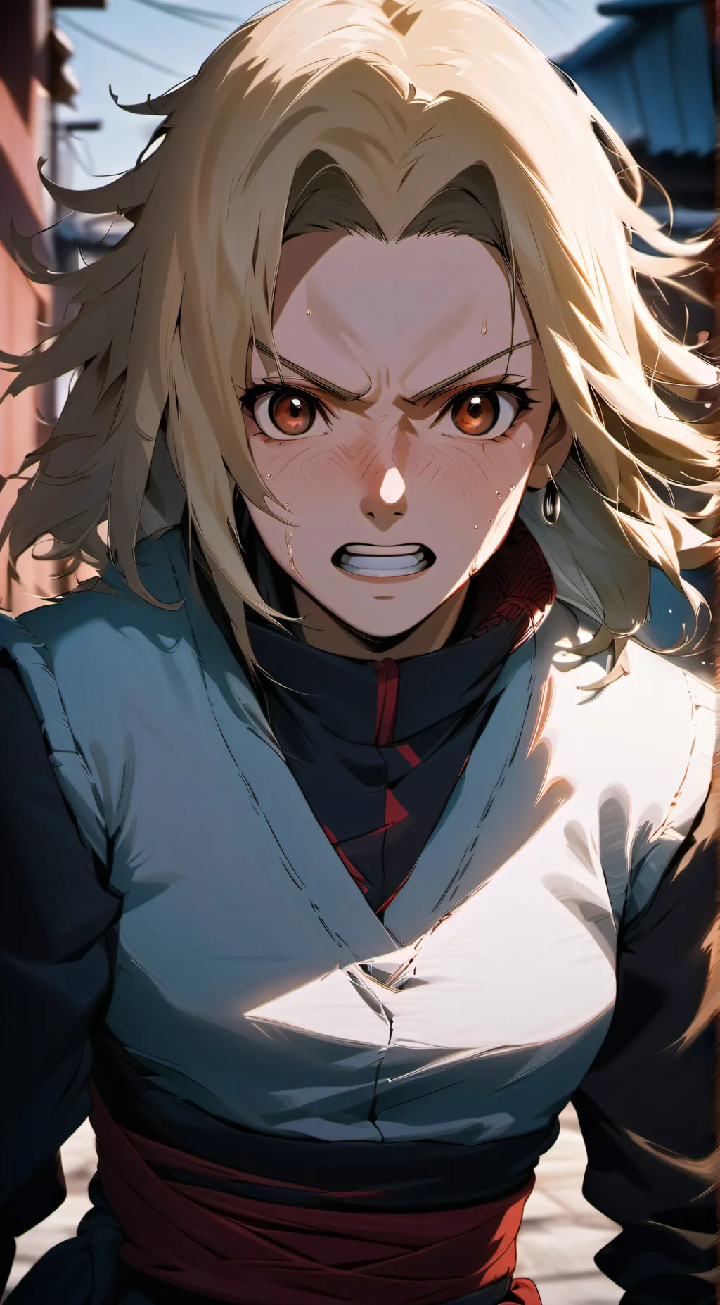 ai character: Tsunade background