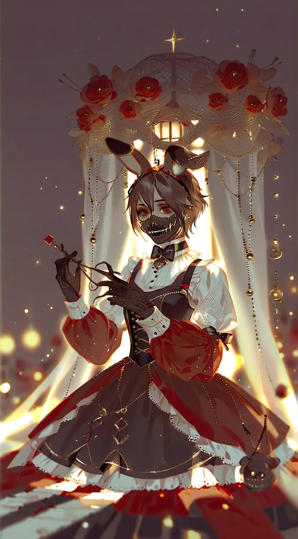 ai character: puppet fnaf background