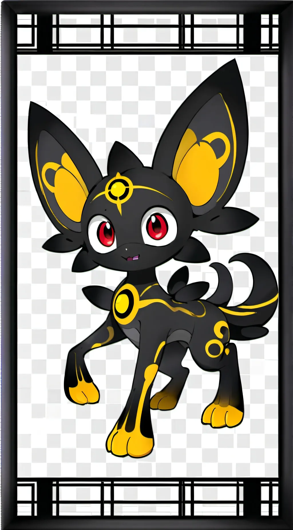 ai character: Umbreon background