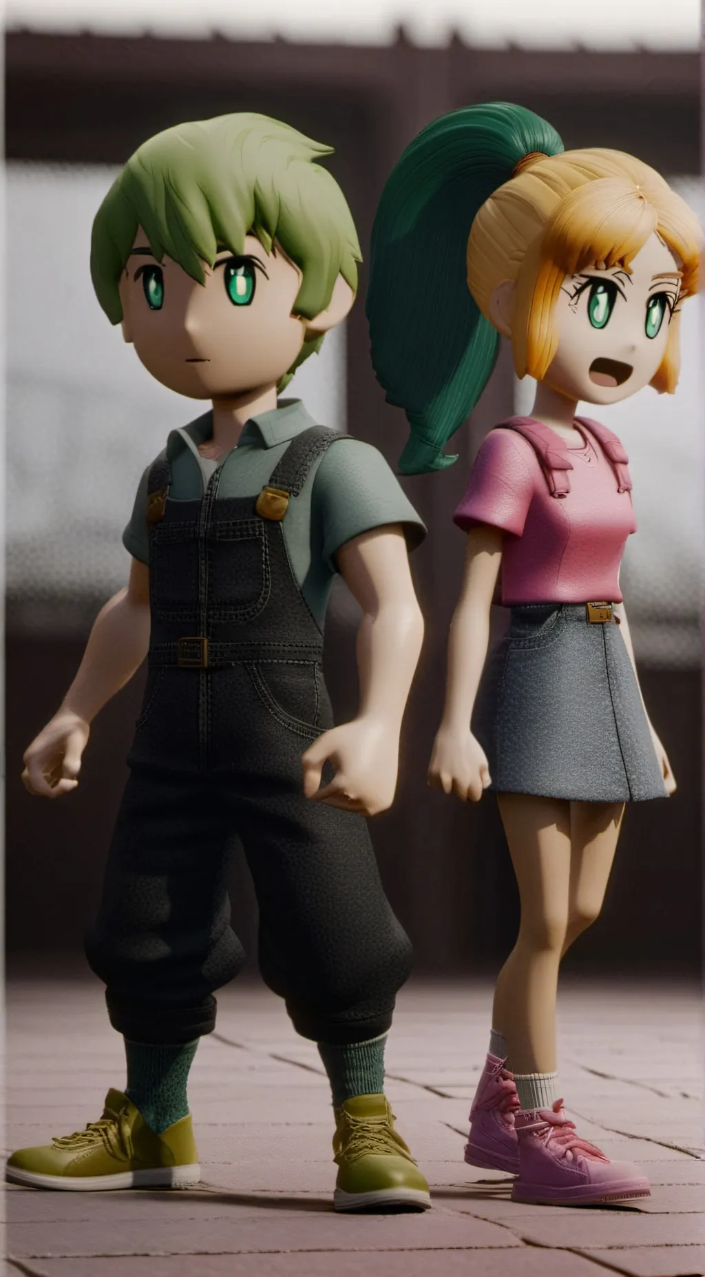 ai character: Tiff and Tuff background