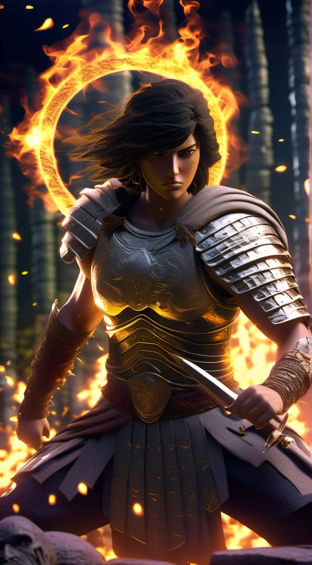 ai character: Enyo background