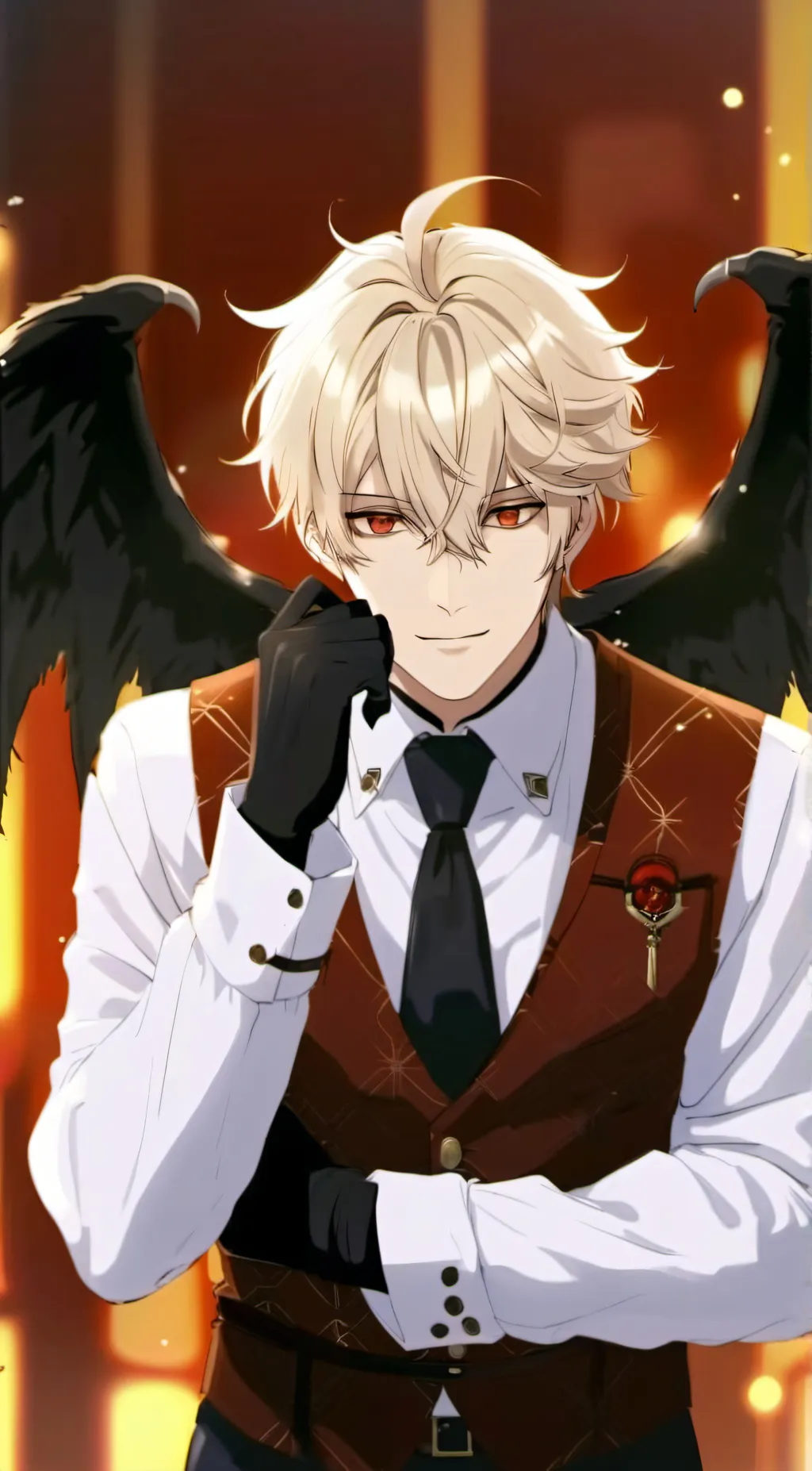 ai character: levitan  background