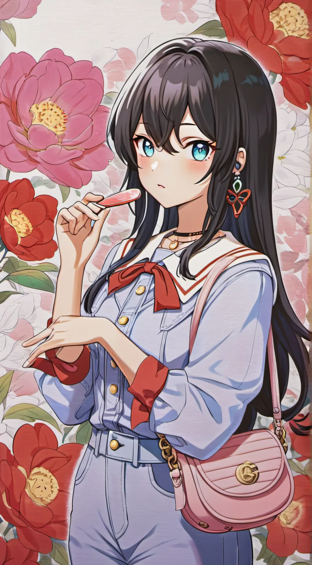 ai character: Zoey  background