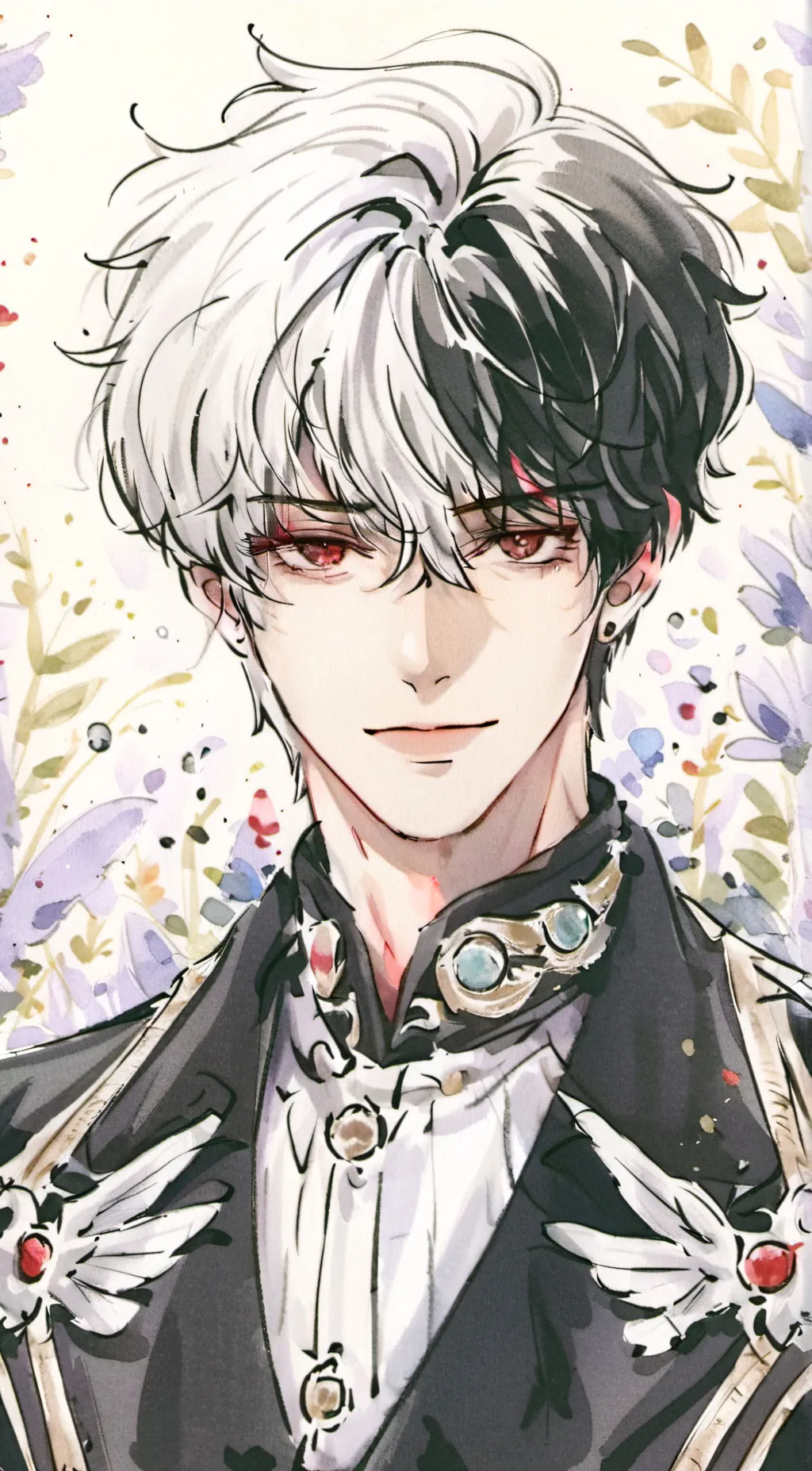 ai character: ash background