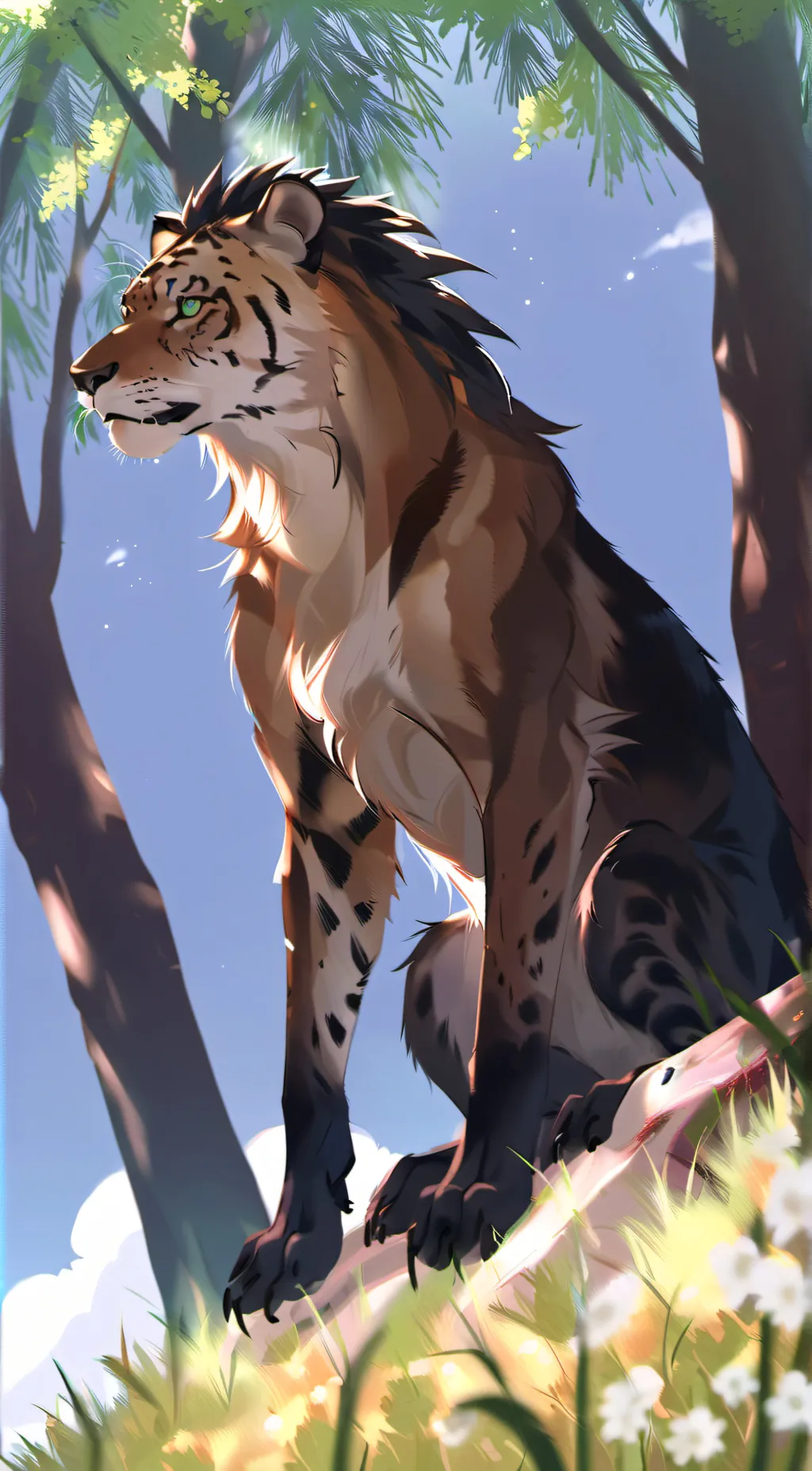 ai character: fang background