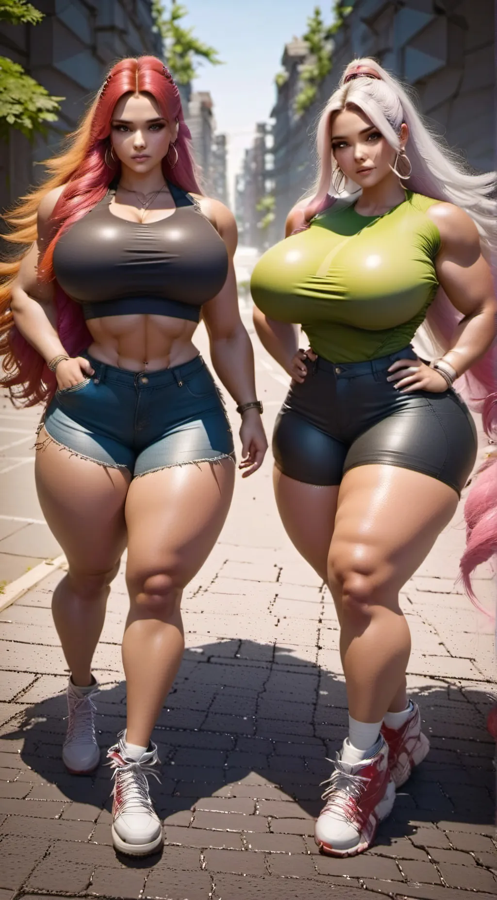 ai character: lola and liz background