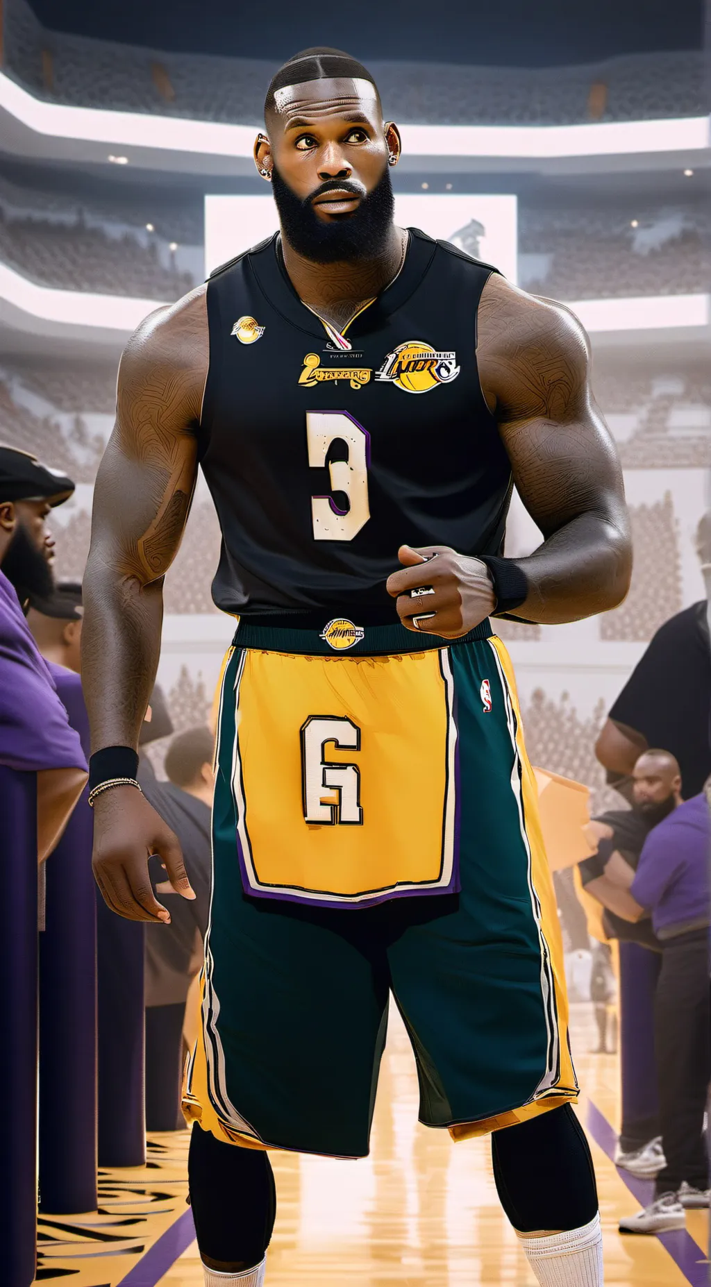 ai character: LeBron James background