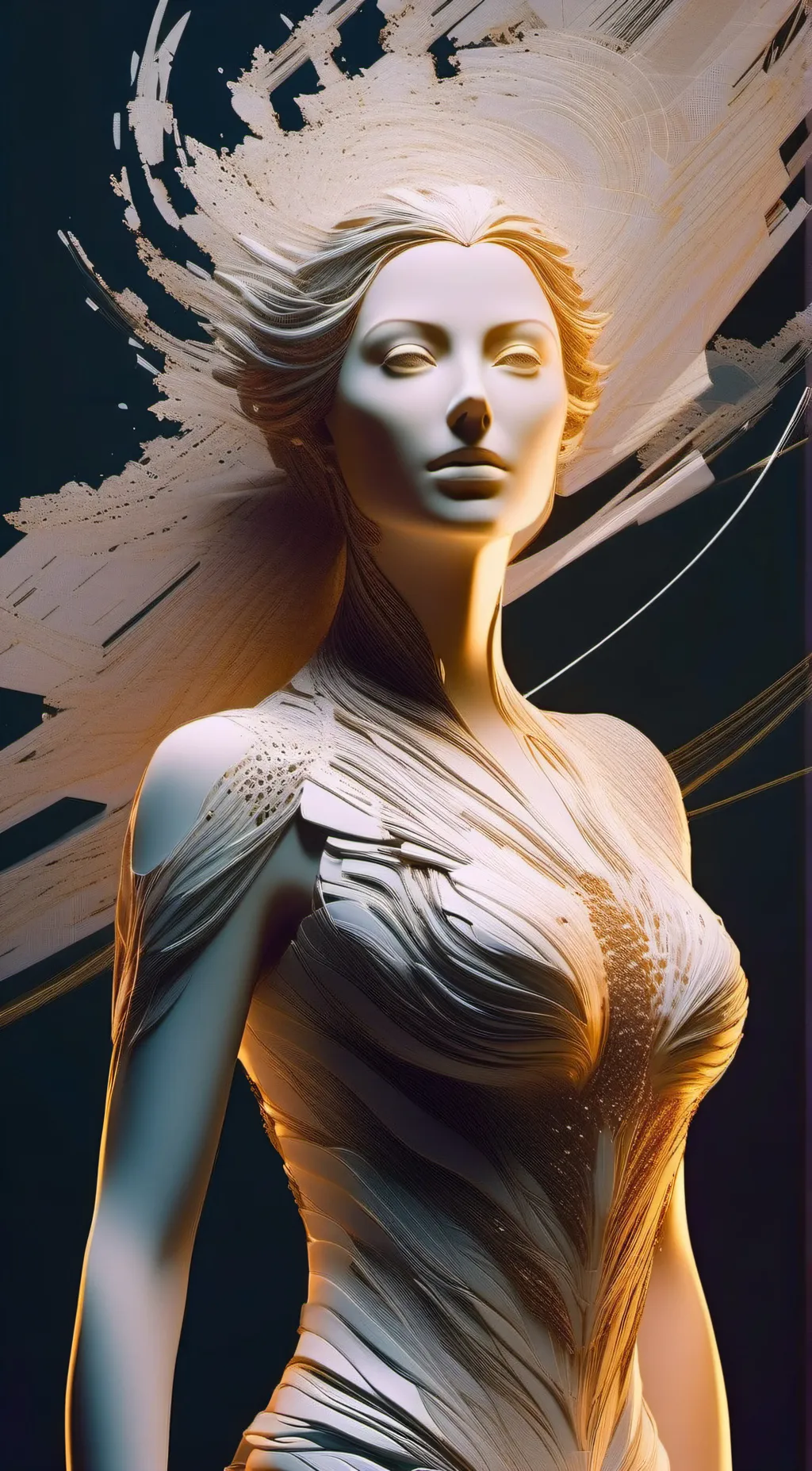 ai character: Absentia background