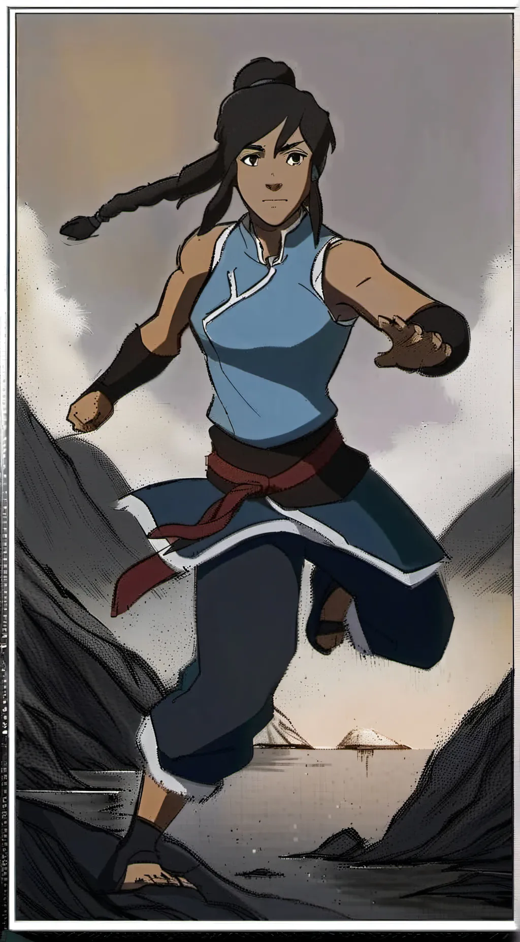 ai character: korra background