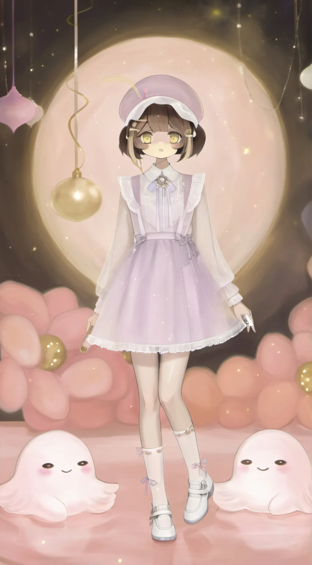 ai character: Experiment Solar background