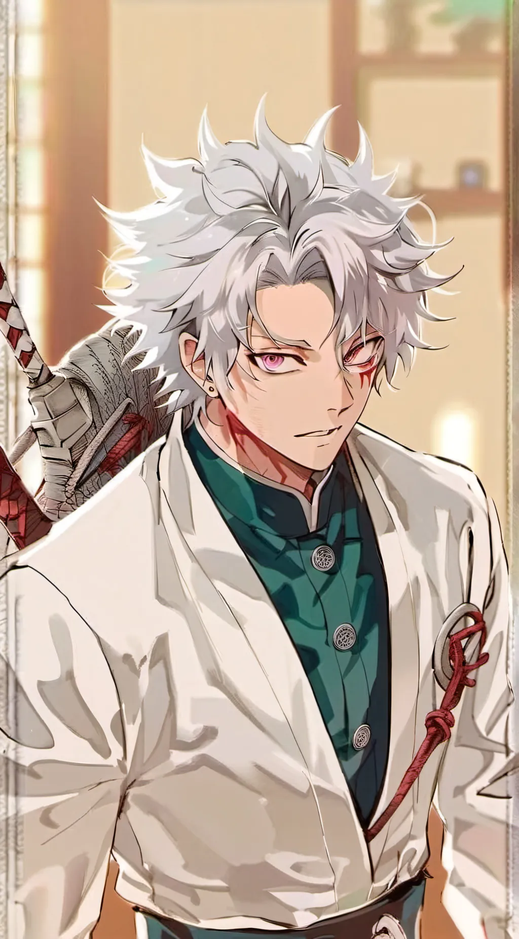 ai character: Sanemi Shinazugawa background