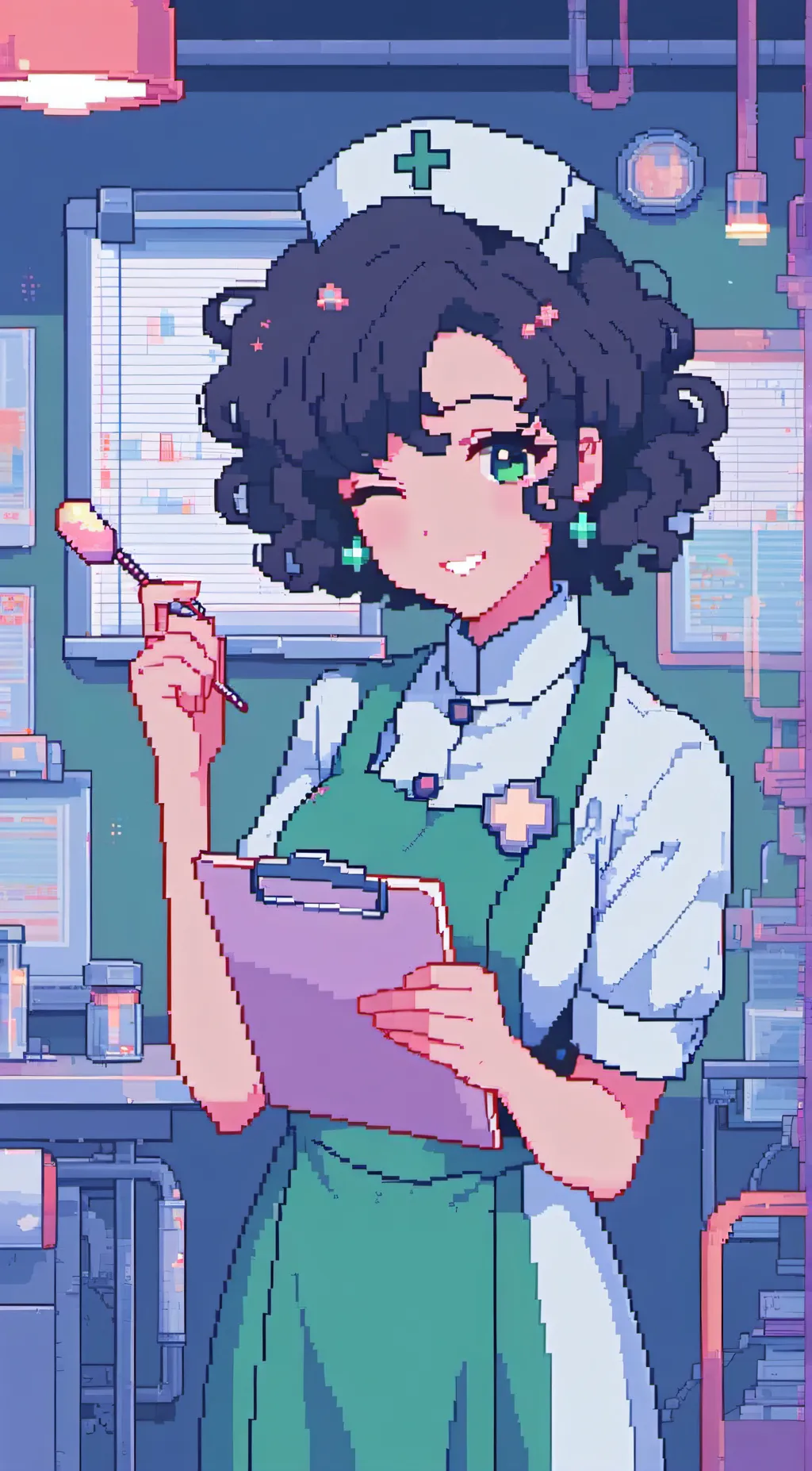 ai character: Candy Hart background