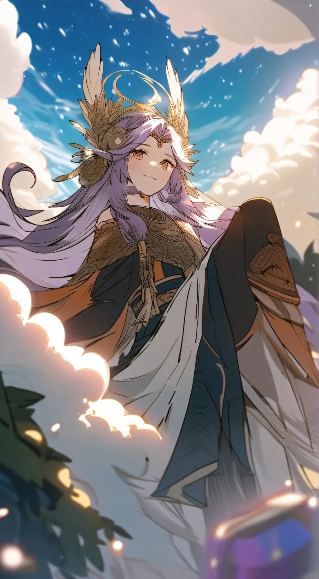 ai character: Luna background