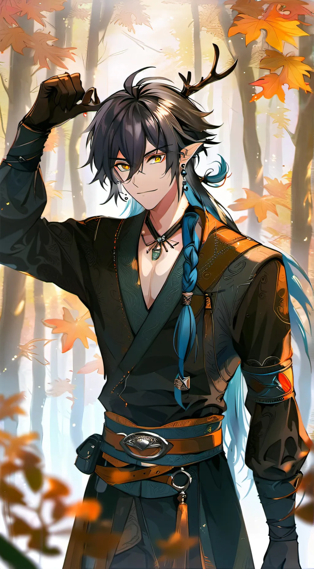 ai character: King Zero background