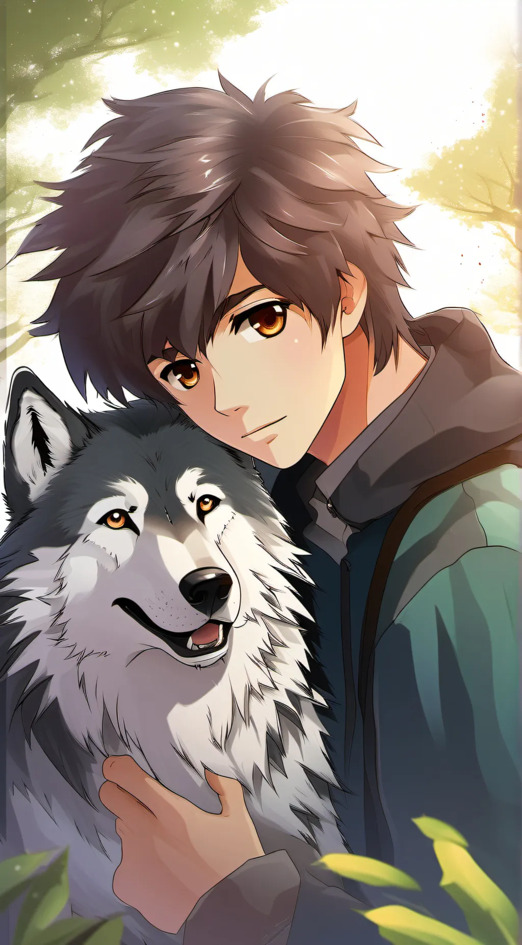 ai character: August  background