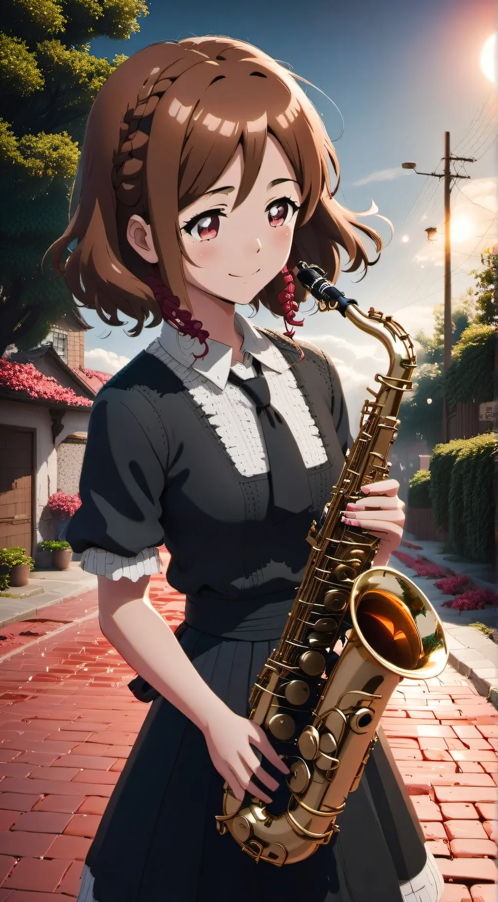 ai character: Chikai Maki background