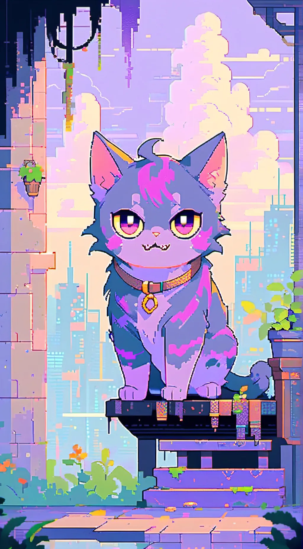 ai character: Cat nap background